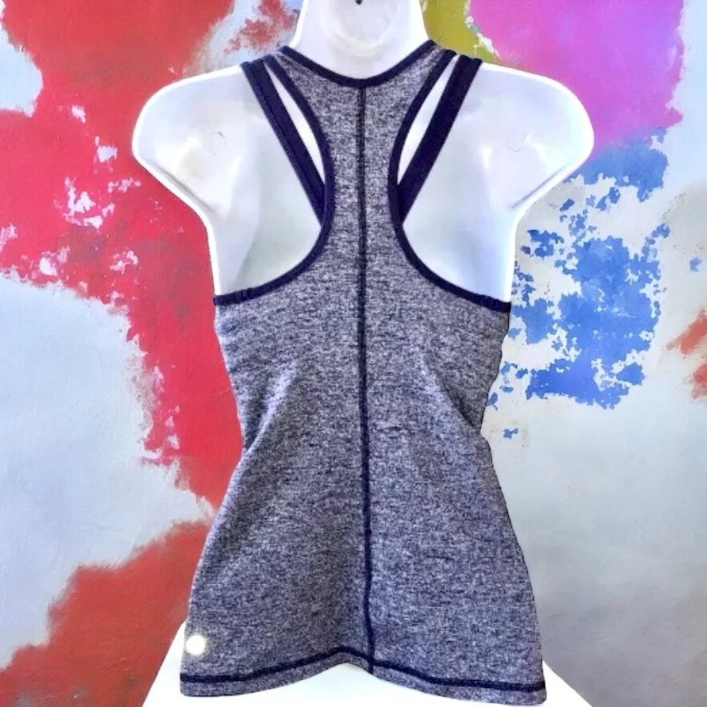 Lululemon Tank Top Heathered Purple Style Name Inspirational Color is Grape